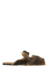 Brown shearling slippers -  | Wise