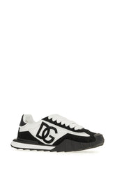 Two-tone suede and nylon DG Athletic sneakers -  | Wise