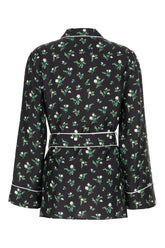 Printed silk blouse -  | Wise