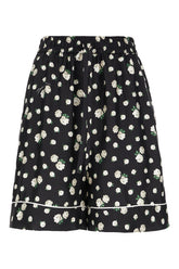 Printed silk bermuda shorts -  | Wise