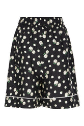 Printed silk bermuda shorts -  | Wise