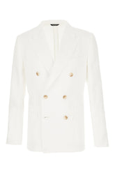 Giacca in lino bianco -  | Wise