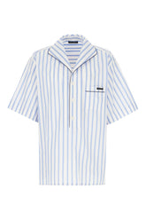 Printed cotton blend shirt -  | Wise