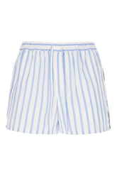 Printed cotton blend bermuda shorts -  | Wise