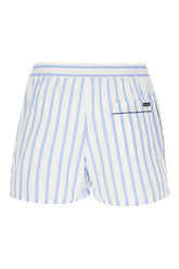 Printed cotton blend bermuda shorts -  | Wise