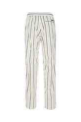 Printed cotton blend pants -  | Wise