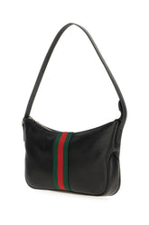 Black leather small Lunetta shoulder bag -  | Wise