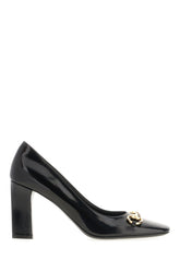 Black leather Signora pumps -  | Wise