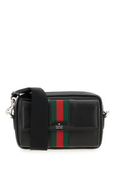 Borsa a tracolla in pelle nera -  | Wise