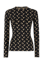 Printed stretch nylon top -  | Wise