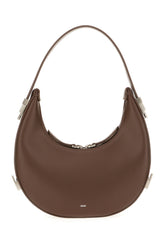 Chocolate leather handbag -  | Wise