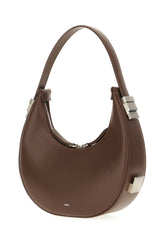 Chocolate leather handbag -  | Wise