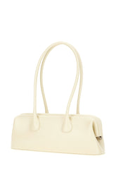 Ivory leather shoulder bag -  | Wise