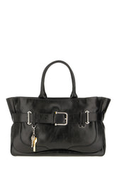 Black leather handbag -  | Wise