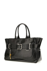 Black leather handbag -  | Wise