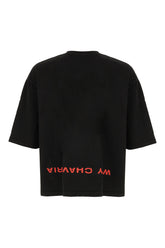 Black cotton t-shirt -  | Wise