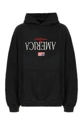 Black cotton sweatshirt -  | Wise