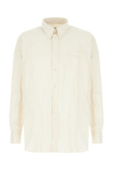 Ivory cotton blend bermuda shorts -  | Wise