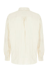 Ivory cotton blend bermuda shorts -  | Wise