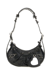 Black nappa leather Le Cagole XS shoulder bag -  | Wise