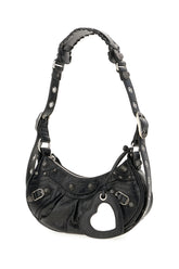 Black nappa leather Le Cagole XS shoulder bag -  | Wise