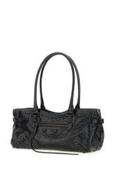 Black leather Le City East-West shoulder bag -  | Wise