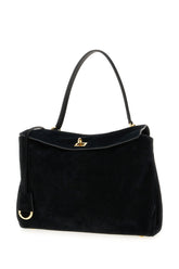 Borsa a mano Rodeo media in pelle scamosciata nera -  | Wise