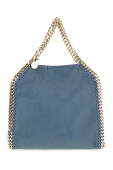 Denim blue eco shaggy deer mini Falabella handbag -  | Wise