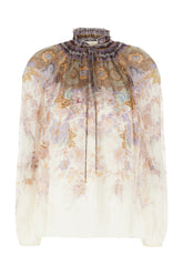 Blusa Luna in viscosa stampata -  | Wise