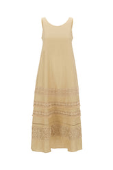 Sand linen dress -  | Wise
