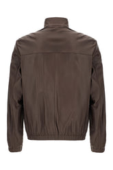 Chocolate leather jacket -  | Wise
