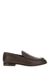 Dark brown leather loafers -  | Wise