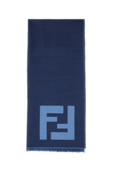 Midnight blue wool scarf -  | Wise