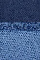 Midnight blue wool scarf -  | Wise