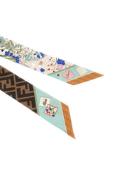 Printed silk foulard -  | Wise