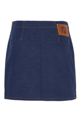 Denim mini skirt -  | Wise