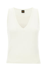 Top in misto viscosa avorio -  | Wise