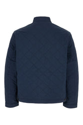 Navy blue nylon padded jacket -  | Wise