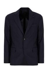 Navy blue wool suit -  | Wise
