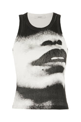 Printed stretch cotton top -  | Wise