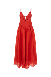 Abito in lino rosso -  | Wise