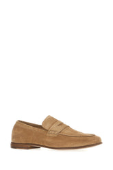 Beige suede loafers -  | Wise
