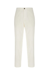 Ivory stretch cotton pants -  | Wise