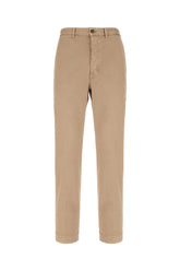 Biscuit stretch cotton pants -  | Wise