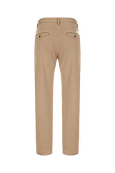 Biscuit stretch cotton pants -  | Wise