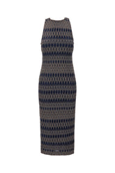 Abito in misto viscosa multicolor -  | Wise