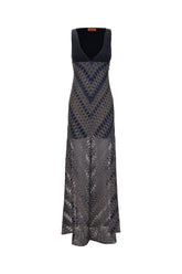 Abito in misto viscosa multicolor -  | Wise