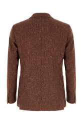 Multicolor stretch wool blend blazer -  | Wise