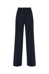 Black stretch wool pants -  | Wise