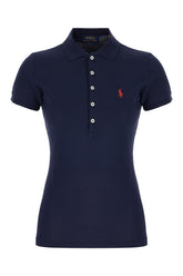 Navy blue piquet polo shirt -  | Wise